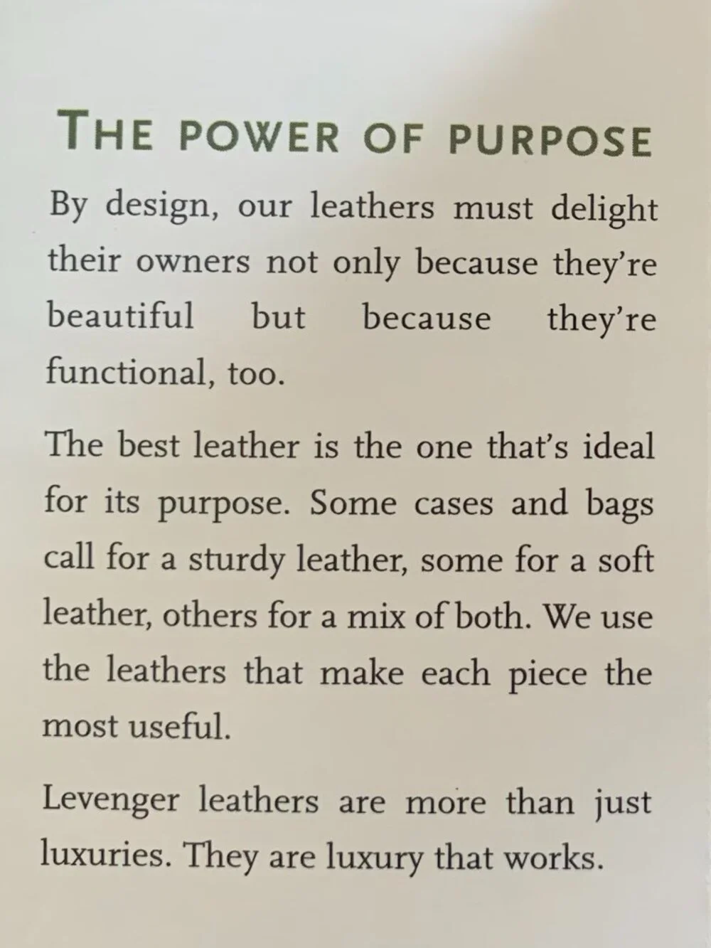 Levenger Leather Passport/Ticket Holder—Black